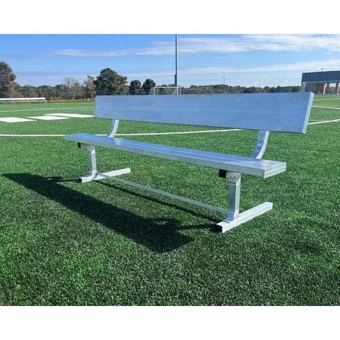 PEVO Aluminum Soccer Team Benches with Backrest
