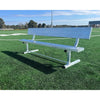 Image of PEVO Aluminum Soccer Team Benches with Backrest