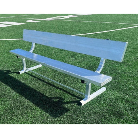 PEVO Aluminum Soccer Team Benches with Backrest