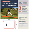 Image of Portolite 10" Oversized Portable Practice Pitching Mound 11751PC