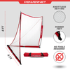 Image of Powernet Portable Lacrosse Goal 4x4 FT Heavy Duty 1200