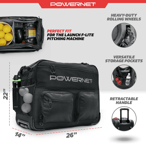 Powernet Wheeled Coach Bucket Bag B008