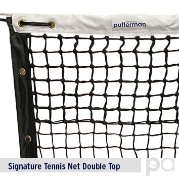 Putterman Signature Tennis Net – Double Top PRO1352
