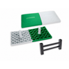 Image of Rogers Low-Profile Flexy Baseball Base Set w/Green Double First Base RFBB-3-DBL-FST-G