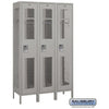 Image of Salsbury 15" Single Tier Vented Metal Locker 45" W x 78" H x 15" D (Unassembled)