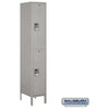 Image of Salsbury 15" Wide Double Tier Standard Metal Locker 15" W x 78" H x 18" D (Unassembled)
