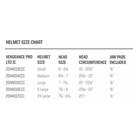 Schutt Vengeance Pro LTD II Helmet