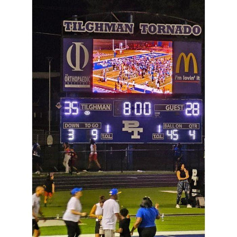 Varsity Scoreboards Outdoor LED Video Display Boards (12'x6')