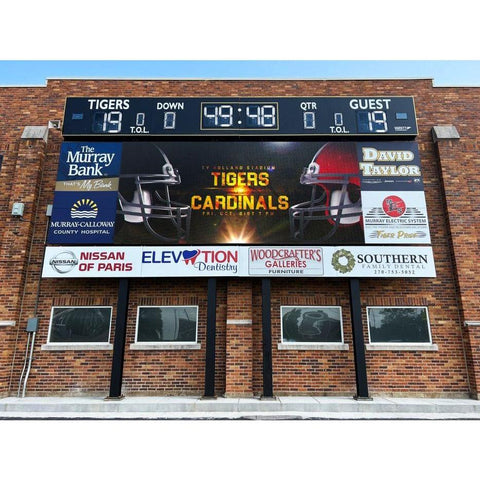 Varsity Scoreboards Outdoor LED Video Display Boards (12'x6')