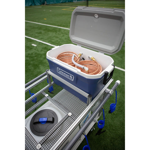Wheelin Water WTH35 Team Trainer (35 GALLON) Water Hydration Cart