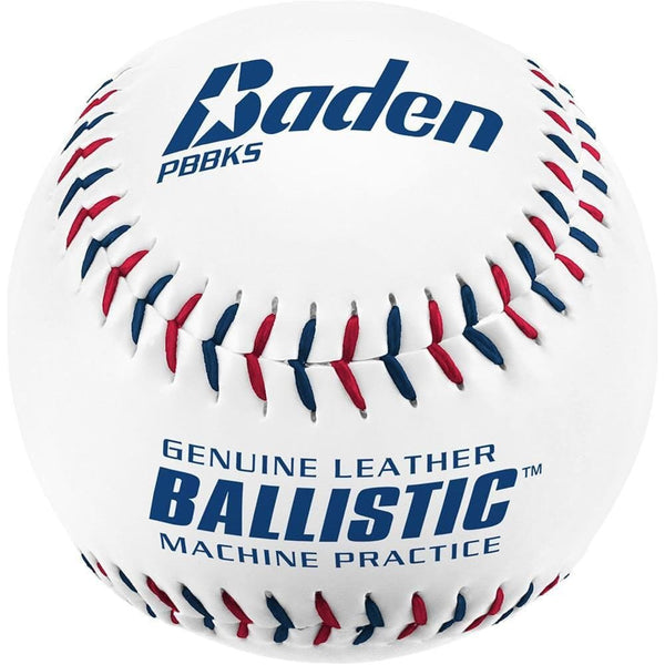 Baden Ballistic Pitching Machine Baseballs & One Ball Bucket (3 Dozen