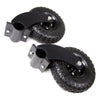 Image of BCI 7' x 7' Armadillo Protective L-Screen w/ Wheel Kit BBK-LSCR-ARM-PE42-PADS-WHEELS