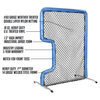 Image of Better Baseball 7x5 Bullet Front Toss C-Screen BULLETFT