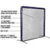 Image of Better Baseball 7x7 On Field Protective Screen PROTECTIVE7X7