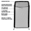 Image of Better Baseball 8X4 Bullet Fastpitch Softball Screen w/ Overhead BULLETFPOH