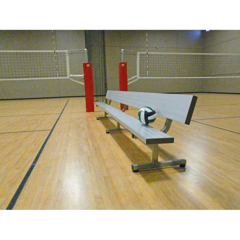 Bison 15' Portable Player Bench with Backrest BNP1501BAA