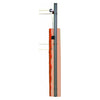 Image of Bison 3 1/2" Match Point Aluminum Complete Volleyball System VB6000