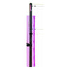Image of Bison 3" Lady CarbonMax Composite Complete Volleyball System VB3000
