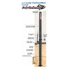 Image of Bison 3" Lady CarbonMax Composite Complete Volleyball System VB3000