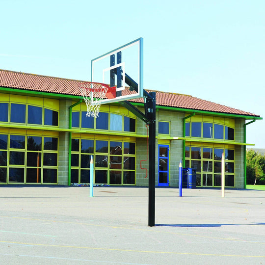 Bison 36″ x 54″ ZipCrank Adjustable Outdoor Portable Basketball Hoop PR94UZC