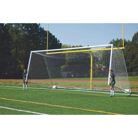 Bison 4″ Round No-Tip Portable Aluminum Soccer Goals (Pair)