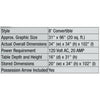 Image of Bison 8' Sport Pride LED Illuminated Scorers Table ST85FI