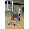 Image of Bison Adjustable Height Clamp-on Volleyball Officials Platform w/ Padding VB73A