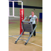 Image of Bison Adjustable Height Clamp-on Volleyball Officials Platform w/ Padding VB73A