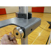 Image of Bison Adjustable Height Clamp-on Volleyball Officials Platform w/ Padding VB73A