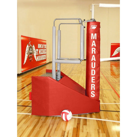 Bison Arena JR Freestanding Portable Complete Volleyball System VB8100JR