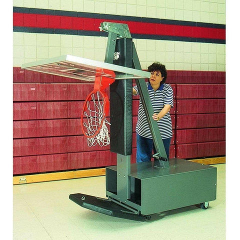 Bison Club Court Acrylic Adjustable Portable Basketball Hoop BA833