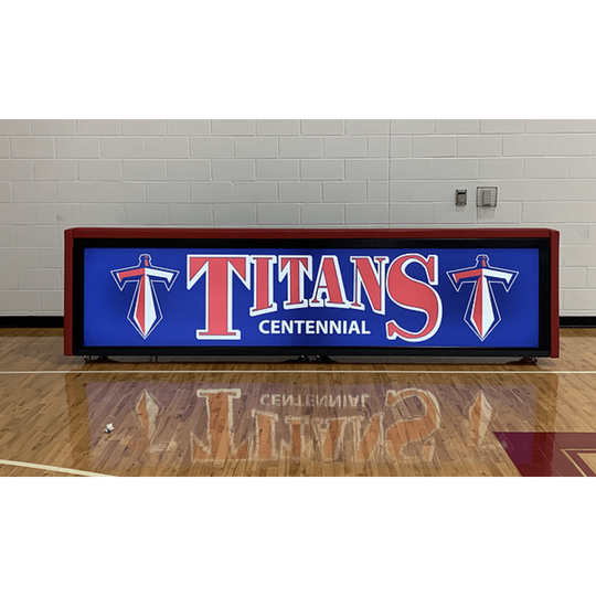 Boostr Digital Backlit Series 10ft. Backlit Scoring Table