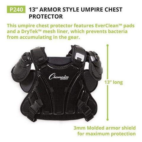Champion 13" Umpire Armor Style Chest Protector P240