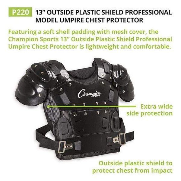 Champion Sports 13 inch Umpire Chest Protector