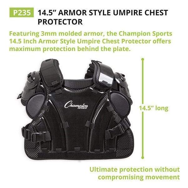 Champion sports discount umpire chest protector