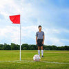 Image of Champion Deluxe Soccer Corner Flag Set w/ Steel Pegs SCF20