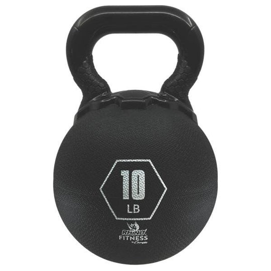 Champion Sports 10 LB Rhino Rubber Kettle Bell RKB10
