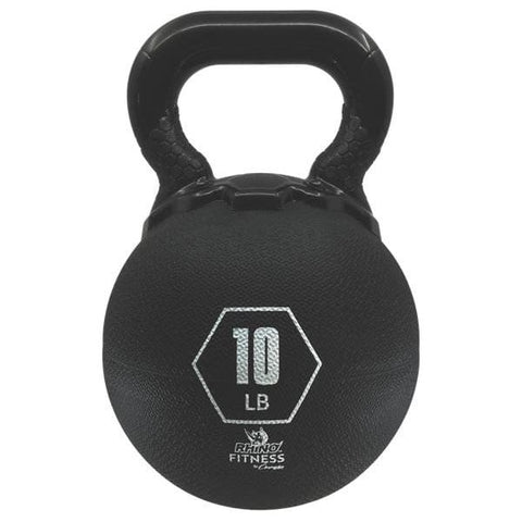 Champion Sports 10 LB Rhino Rubber Kettle Bell RKB10