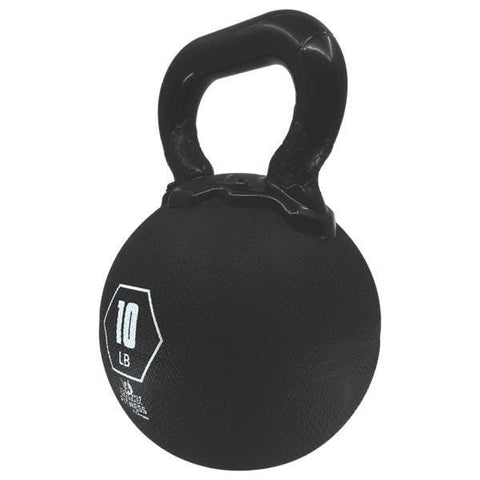 Champion Sports 10 LB Rhino Rubber Kettle Bell RKB10
