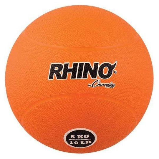Champion Sports 10 LB Rubber Medicine Ball RMB5