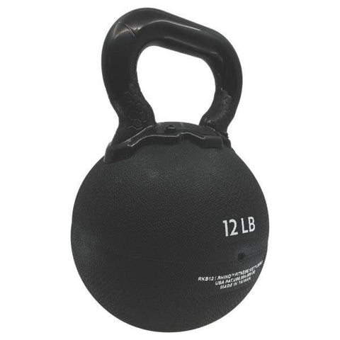 Champion Sports 12 LB Rhino Rubber Kettle Bell RKB12