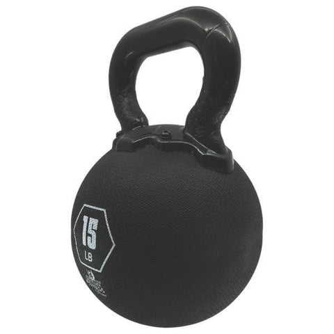 Champion Sports 15 LB Rhino Rubber Kettle Bell RKB15