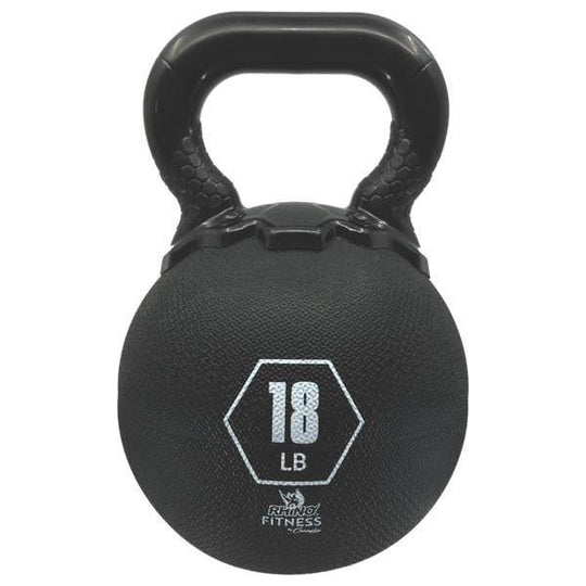 Champion Sports 18 LB Rhino Rubber Kettle Bell RKB18