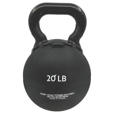 Champion Sports 20 LB Rhino Rubber Kettle Bell RKB20