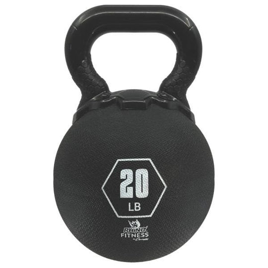 Champion Sports 20 LB Rhino Rubber Kettle Bell RKB20