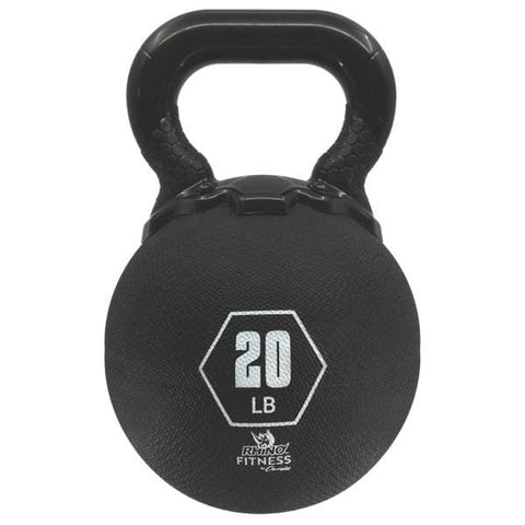Champion Sports 20 LB Rhino Rubber Kettle Bell RKB20