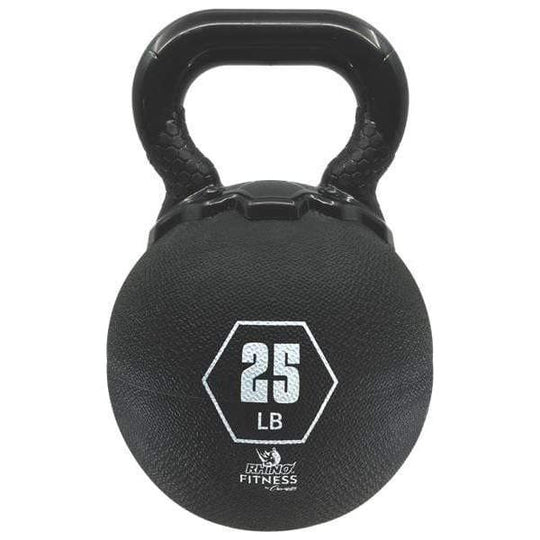 Champion Sports 25 LB Rhino Rubber Kettle Bell RKB25