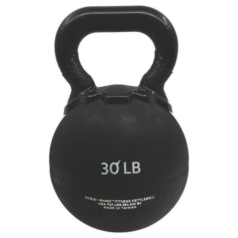 Champion Sports 30 LB Rhino Rubber Kettle Bell RKB30
