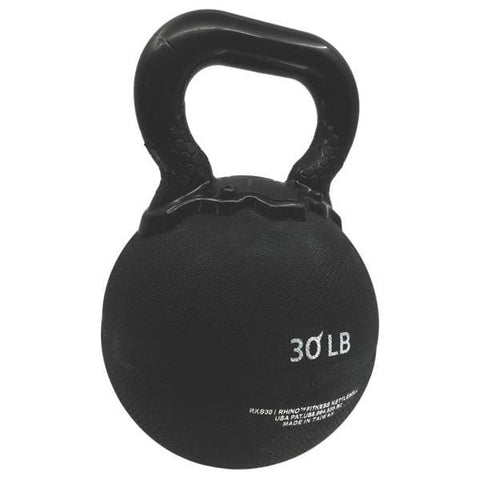 Champion Sports 30 LB Rhino Rubber Kettle Bell RKB30