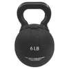 Image of Champion Sports 6 LB Rhino Rubber Kettle Bell RKB6